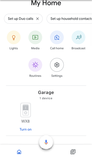 My Home screen